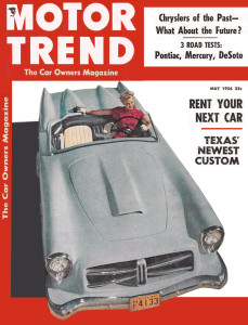 MOTOR TREND 1954 MAY - TR-2, BUICK CENTRY, ZEPHYR STORY, PACKARD SPEEDSTER